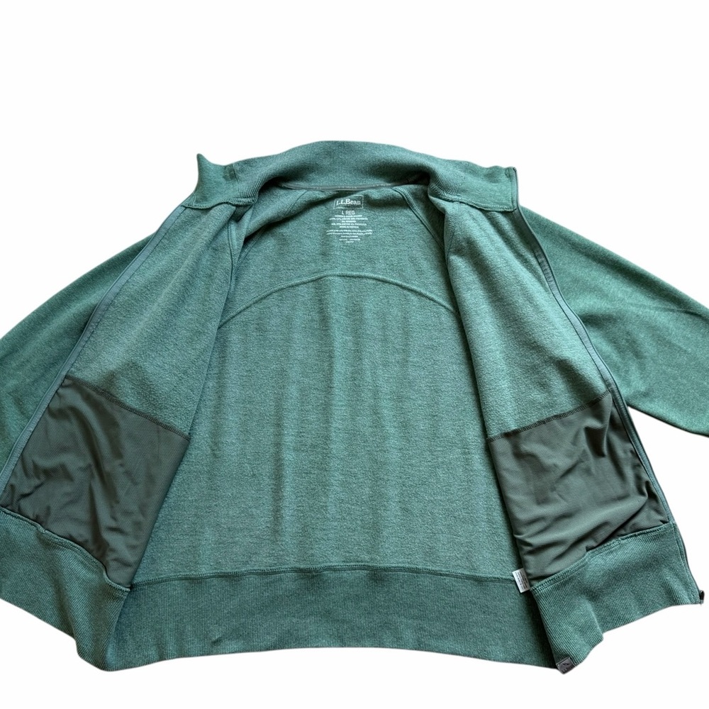 L.L.Bean Lightweight Performance Jacket Large Gre… - image 5